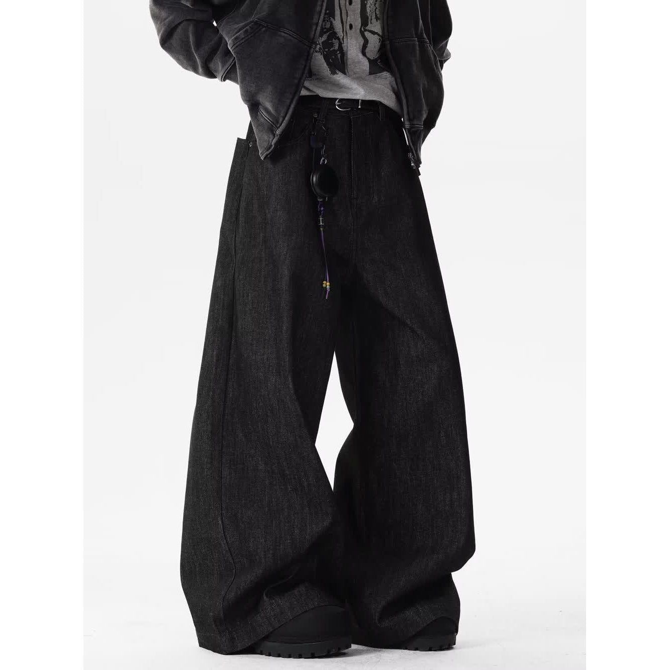 Wide Leg Denim Pants