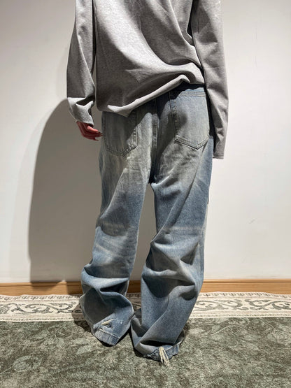 wide-leg jeans