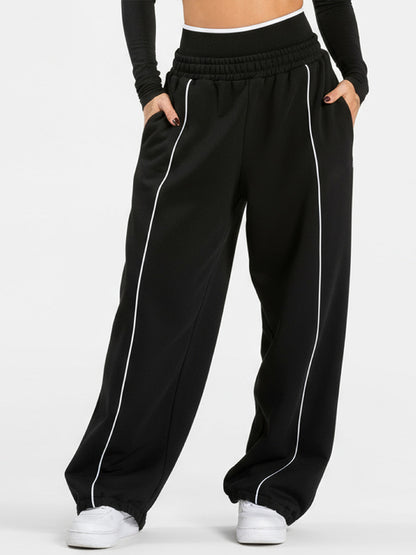 Wide-Leg Sweatpants
