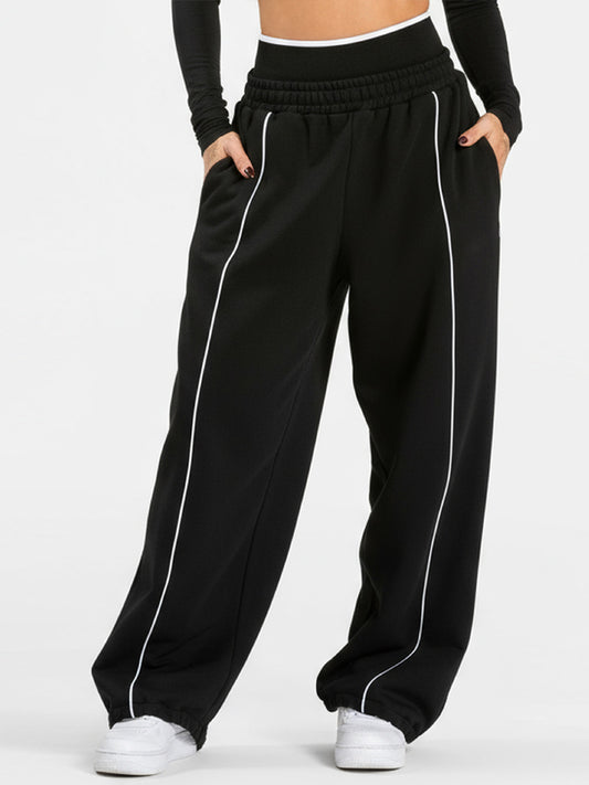 Wide-Leg Sweatpants