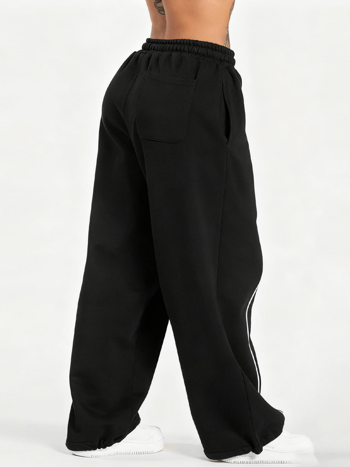 Wide-Leg Sweatpants