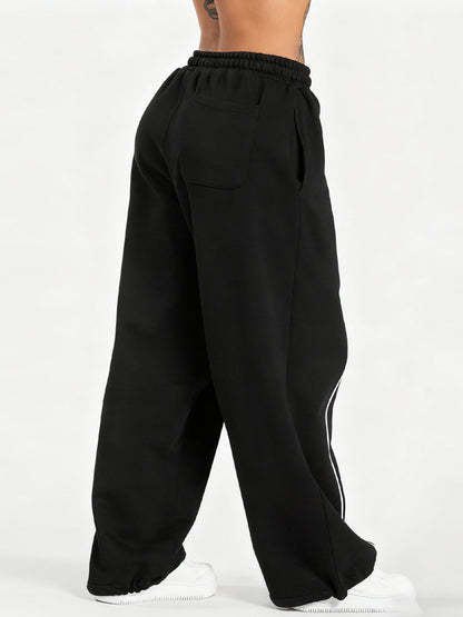 Wide-Leg Sweatpants