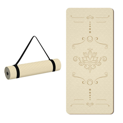 Widened TPE Yoga Mat Thickened Non-Slip Fitness Mat