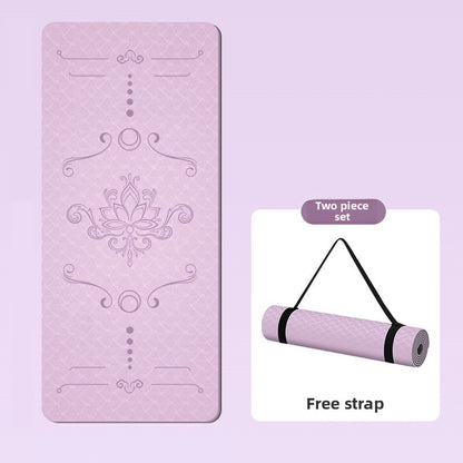 Widened TPE Yoga Mat Thickened Non-Slip Fitness Mat