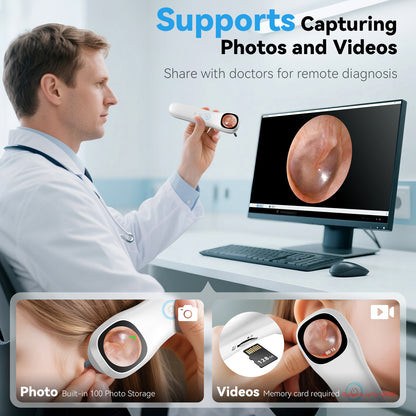 WiFi Pet Ear Canal Endoscope with Animal Euff