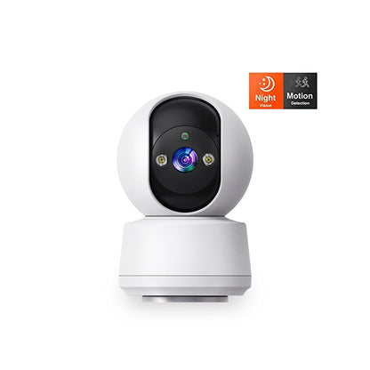 WiFi PTZ Home Camera with Voice Intercom and Night Vision
