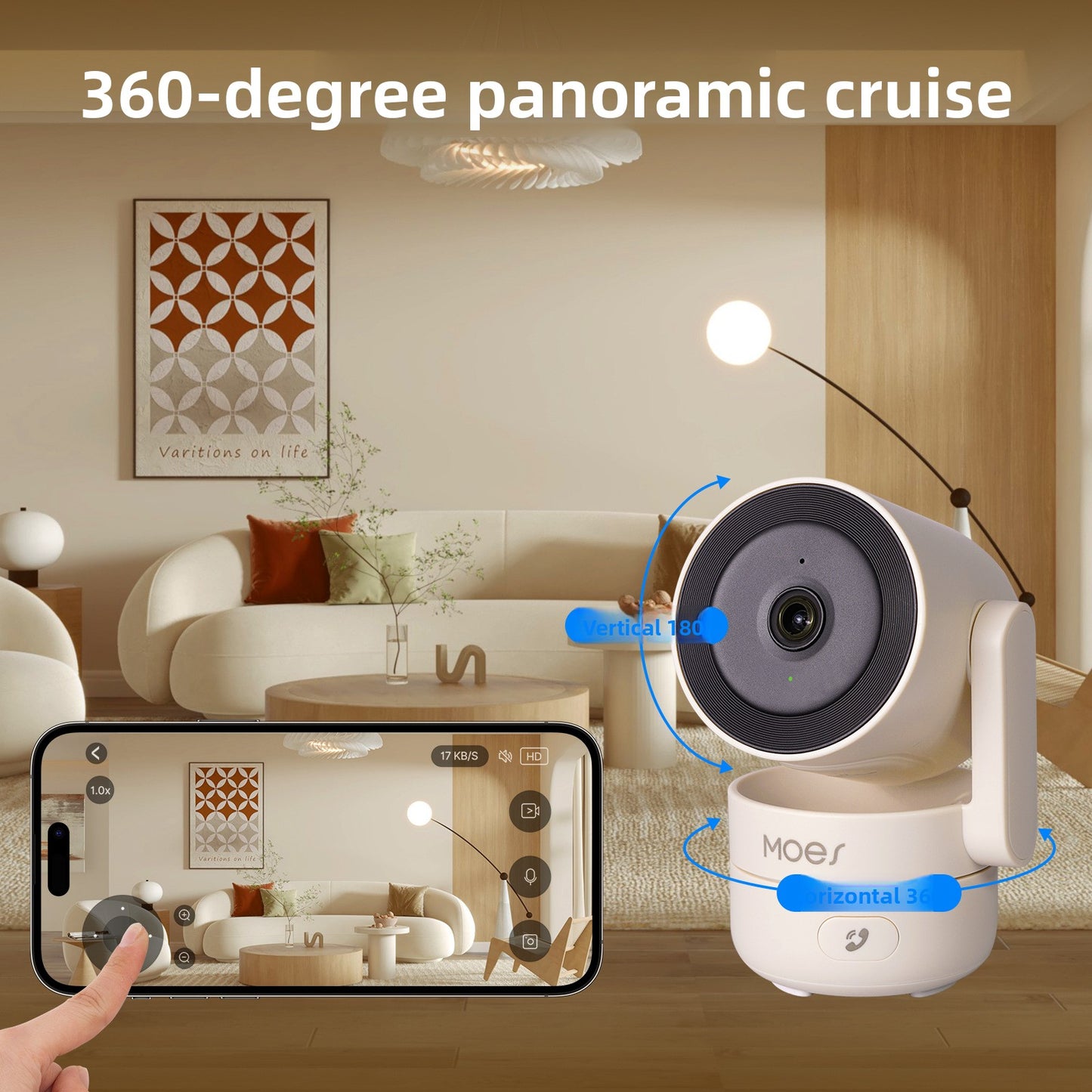 WiFi PTZ Security Camera