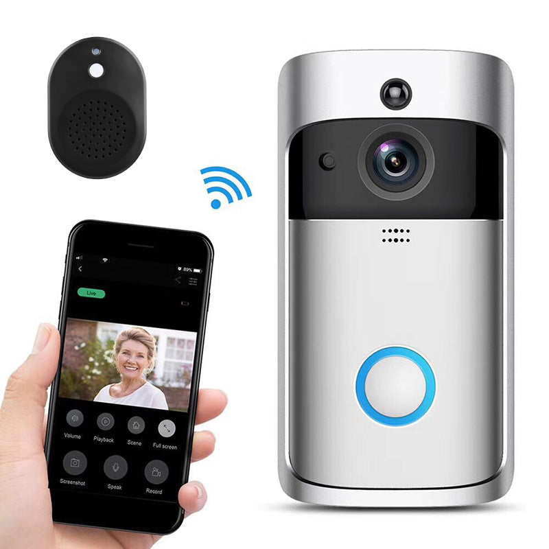 WiFi Smart Video Doorbell with Two-Way Talk