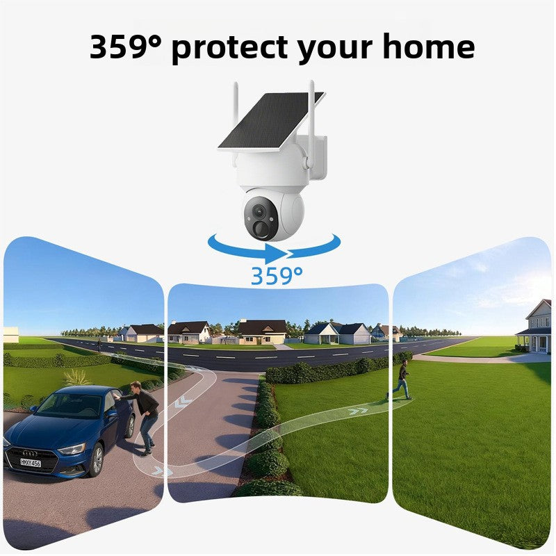 WiFi Solar Security Camera with Night Vision