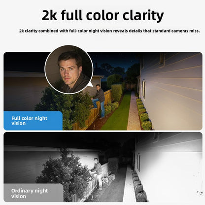WiFi Solar Security Camera with Night Vision