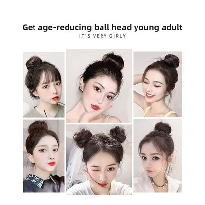 Wig Bun Hairpiece with Claw Clip