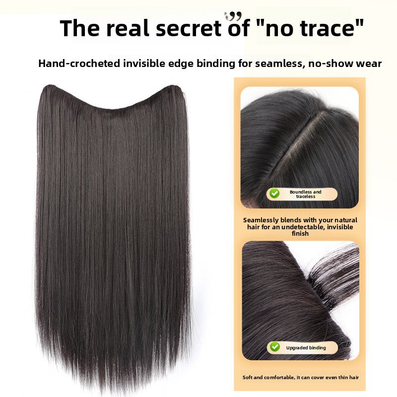 Wig piece one piece