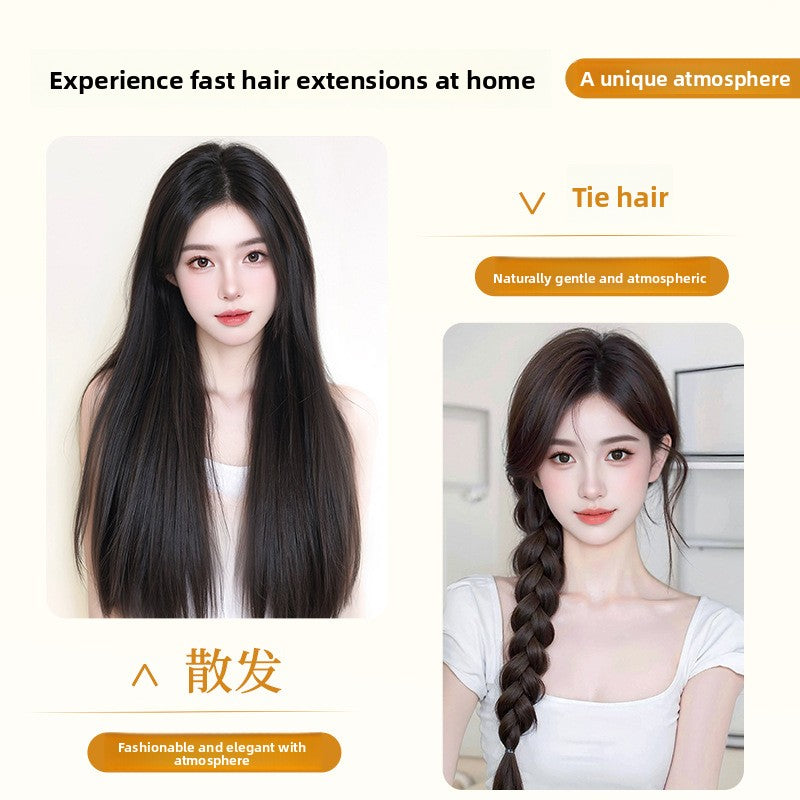 Wig piece one piece