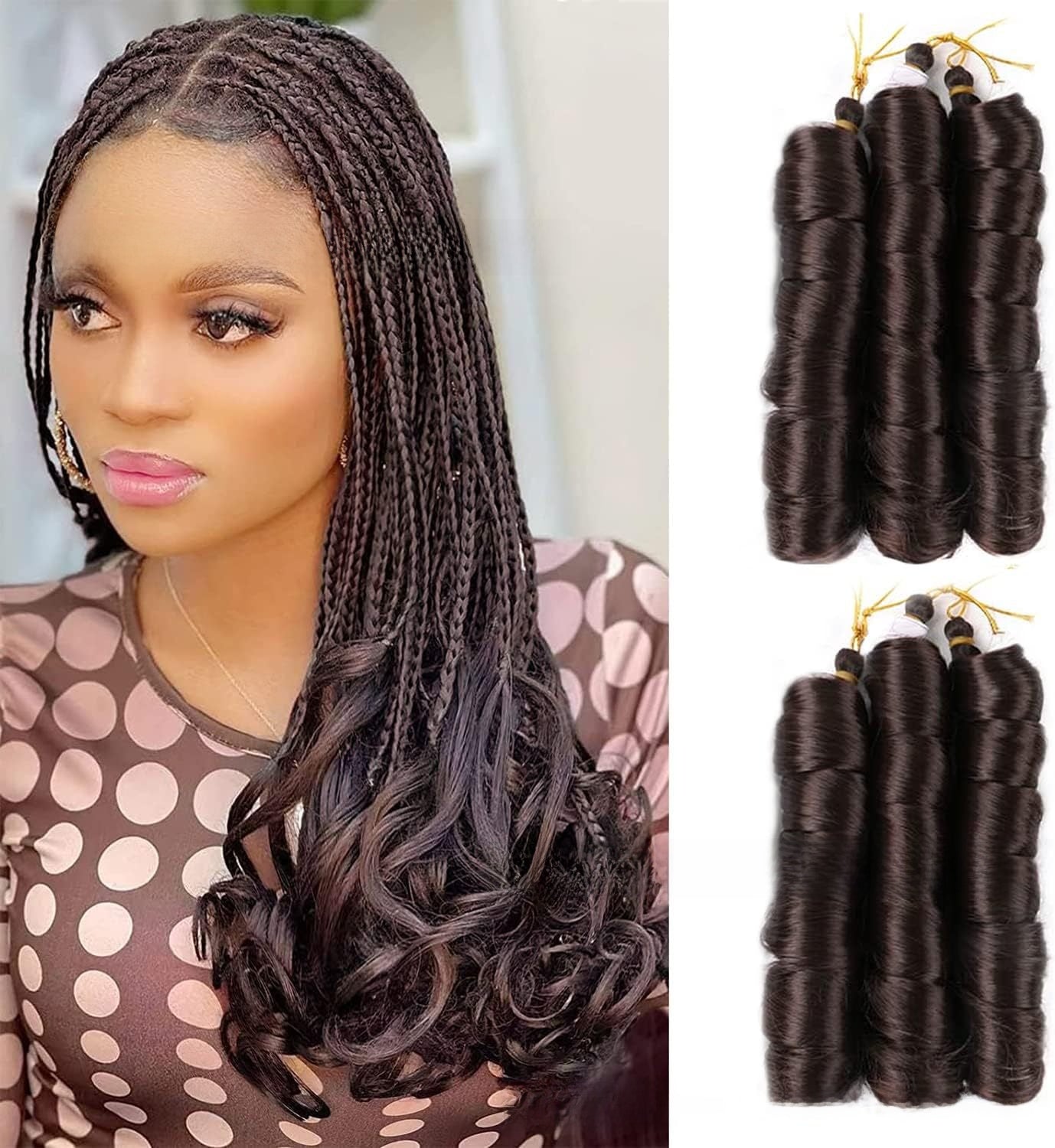 Wig with French Curls, Long Wavy Hair