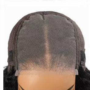 Wig with real human hair strands