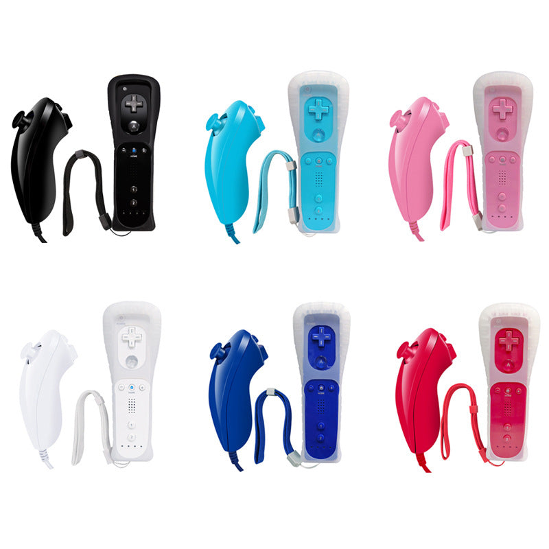 WII Wireless Game Controller with Silicone Sleeves