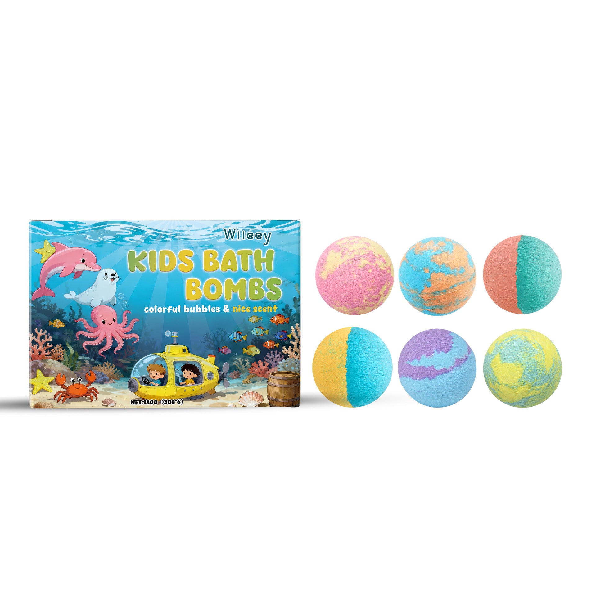 Wiieey Moisturizing Bubble Bath Balls