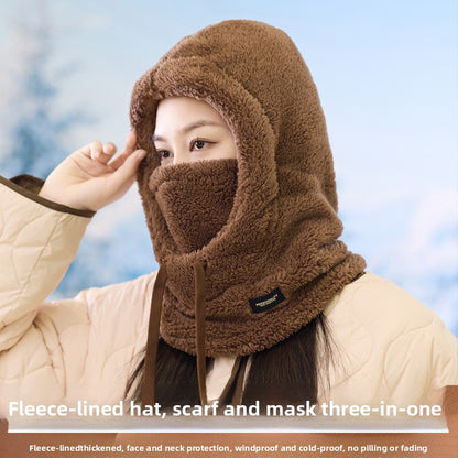 Windproof and cold-resistant hat for cycling