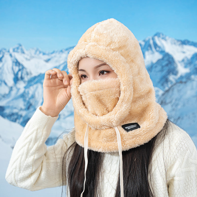 Windproof and cold-resistant hat for cycling