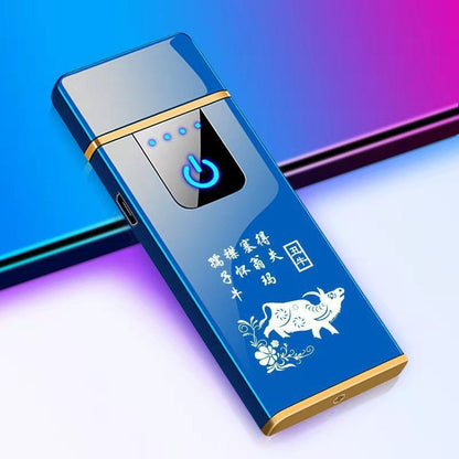 Windproof Rechargeable Zodiac Lighter