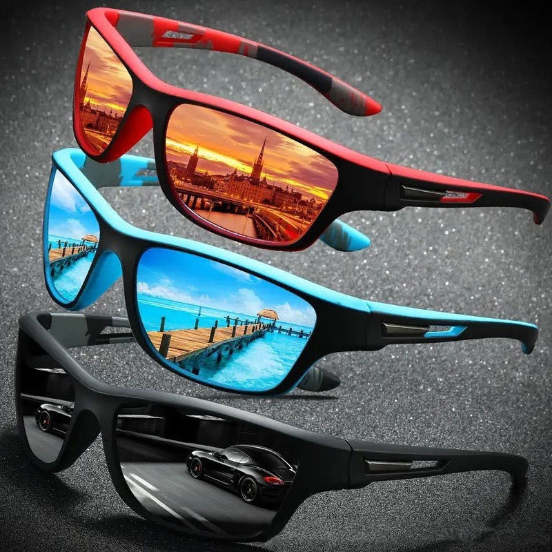 windproof sunglasses running driving men and women tide cross-border riding polarized sports sunglasses