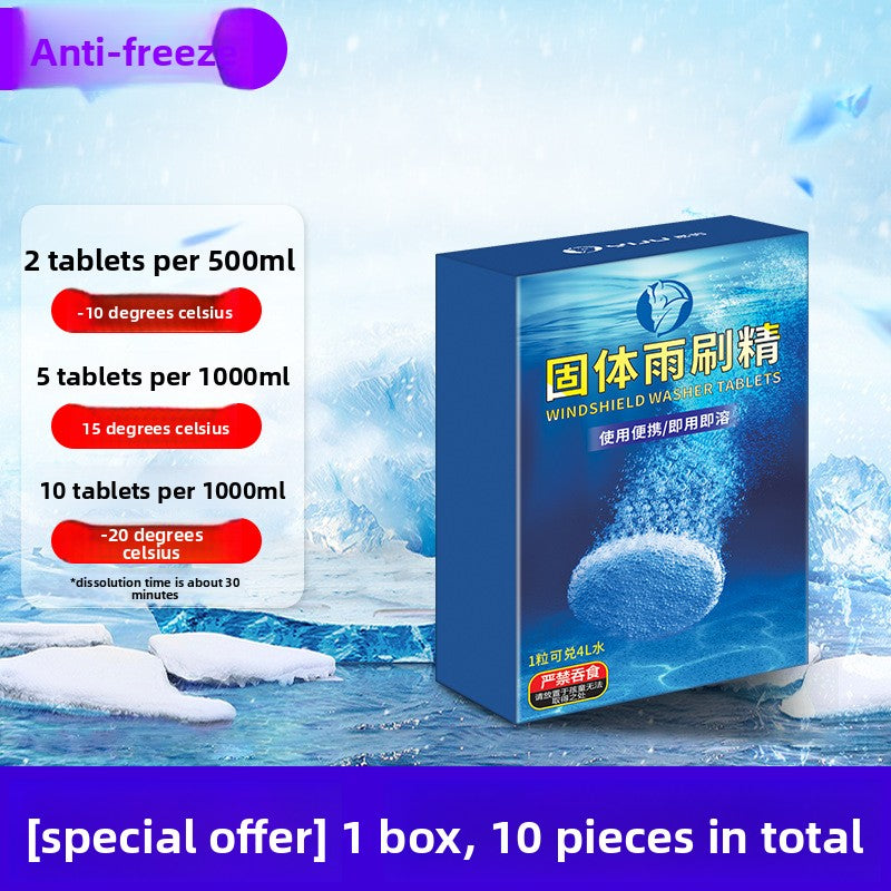 Windshield Washer Effervescent Cleaning Tablets