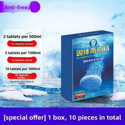 Windshield Washer Effervescent Cleaning Tablets