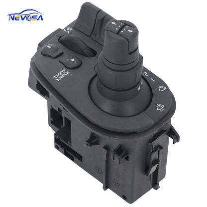 Windshield wiper steering column switch