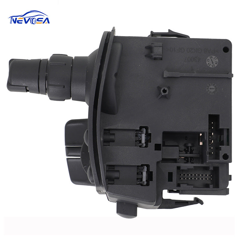 Windshield wiper steering column switch