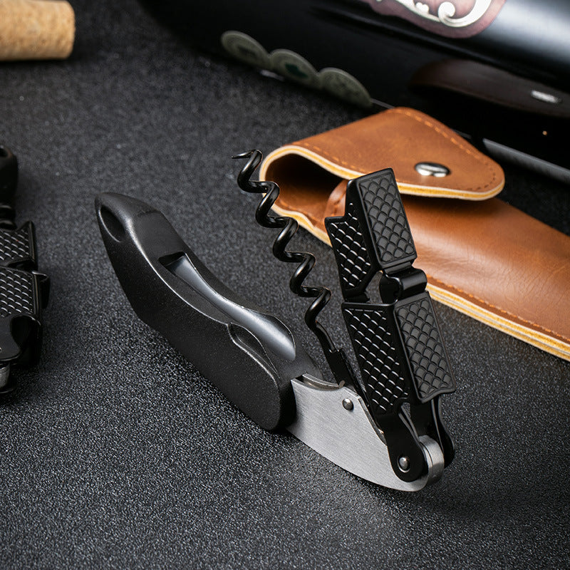 Wine bottle opener
