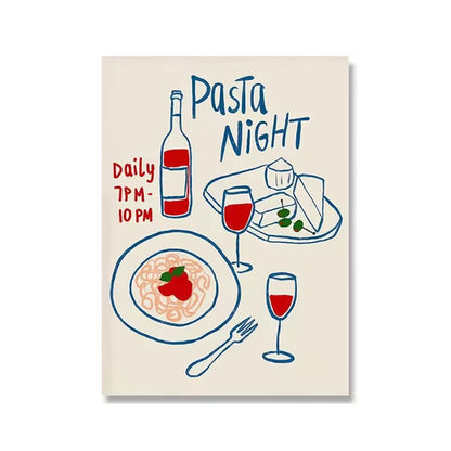 Wine Themed Modern Canvas