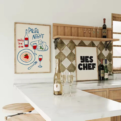 Wine Themed Modern Canvas
