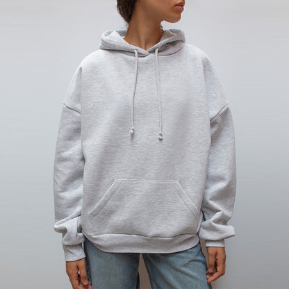 Wing-patterned hooded sweatshirt