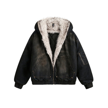 Winter and autumn thickened cotton coat