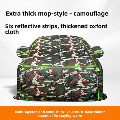 Winter Car Cover Thickened Oxford Cloth Full Protection