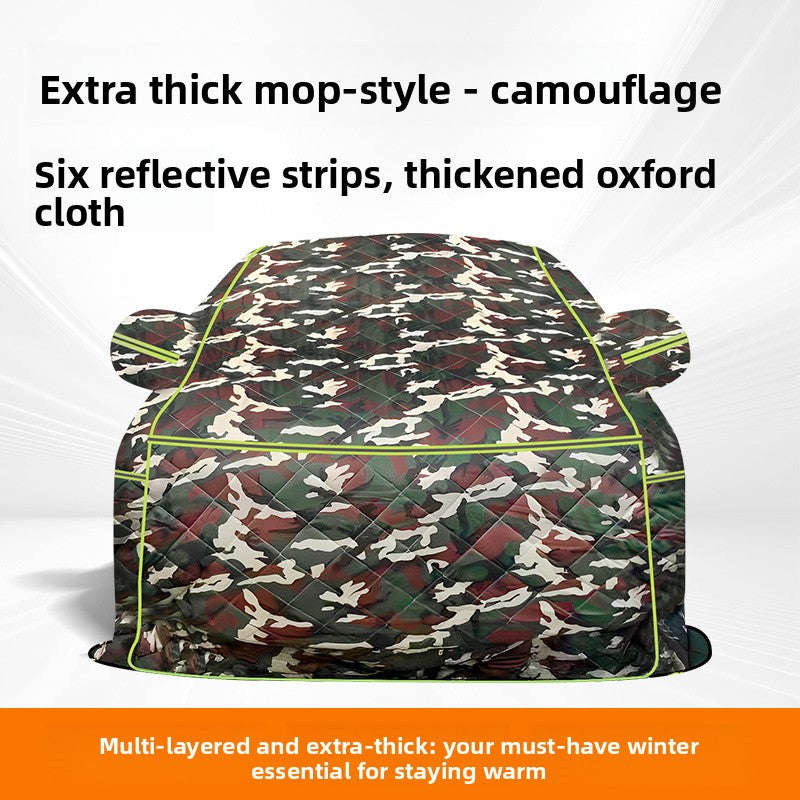 Winter Car Cover Thickened Oxford Cloth Full Protection