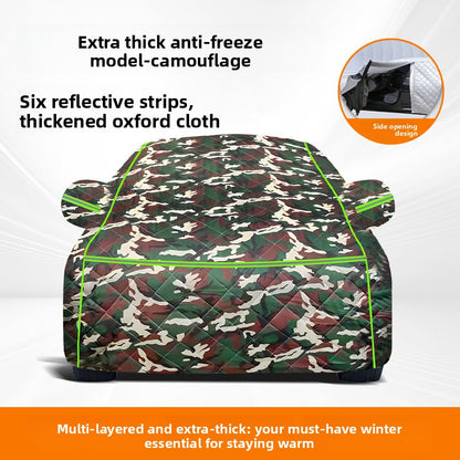 Winter Car Cover Thickened Oxford Cloth Full Protection