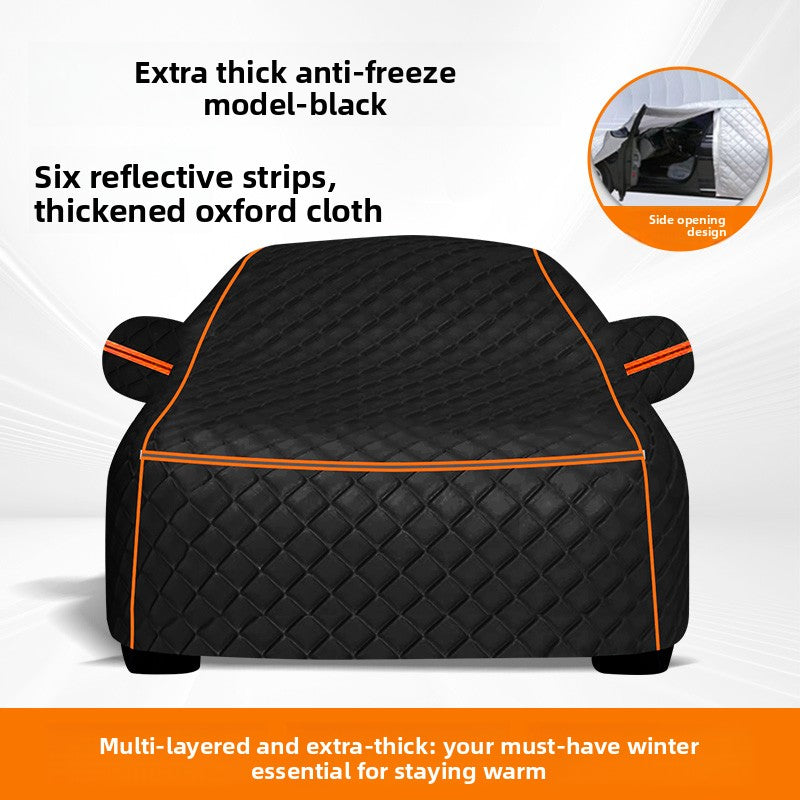 Winter Car Cover Thickened Oxford Cloth Full Protection