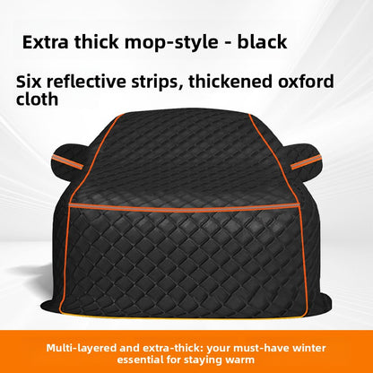 Winter Car Cover Thickened Oxford Cloth Full Protection
