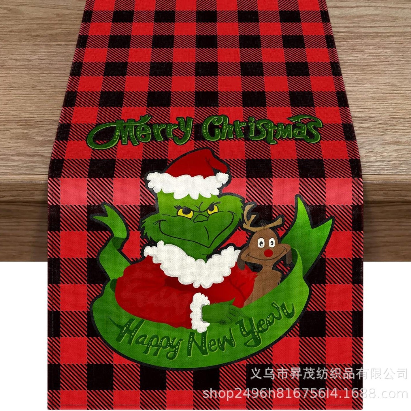 Winter Christmas tablecloth coffee table cloth