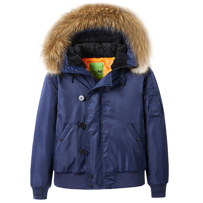 Winter cotton-padded coat