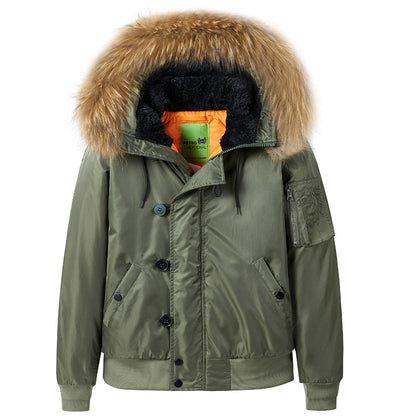Winter cotton-padded coat