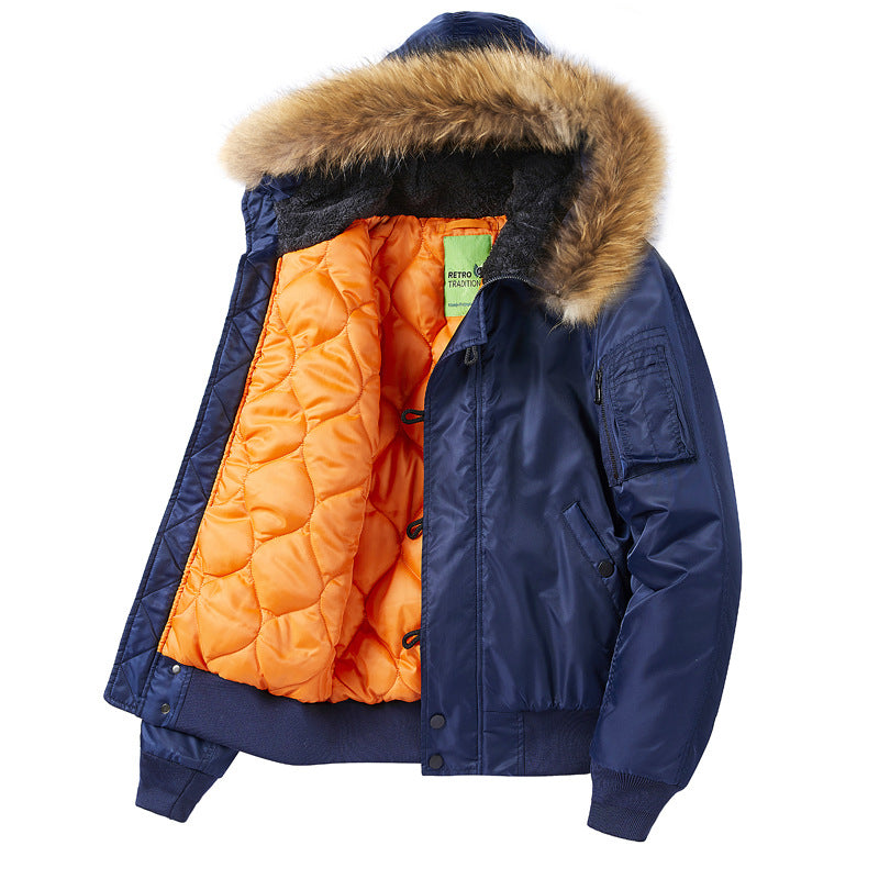 Winter cotton-padded coat