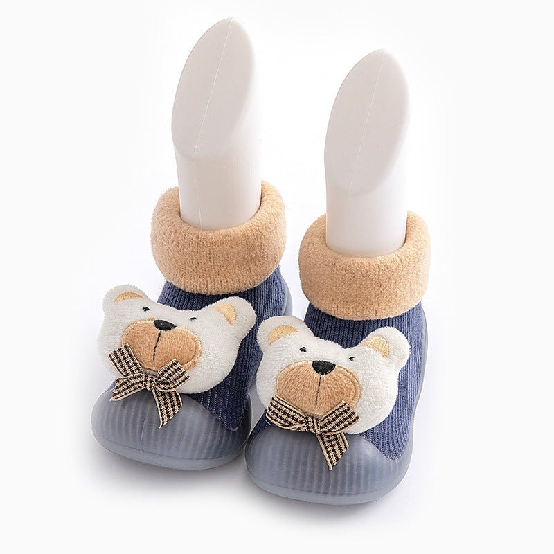 Winter cotton warm baby floor socks