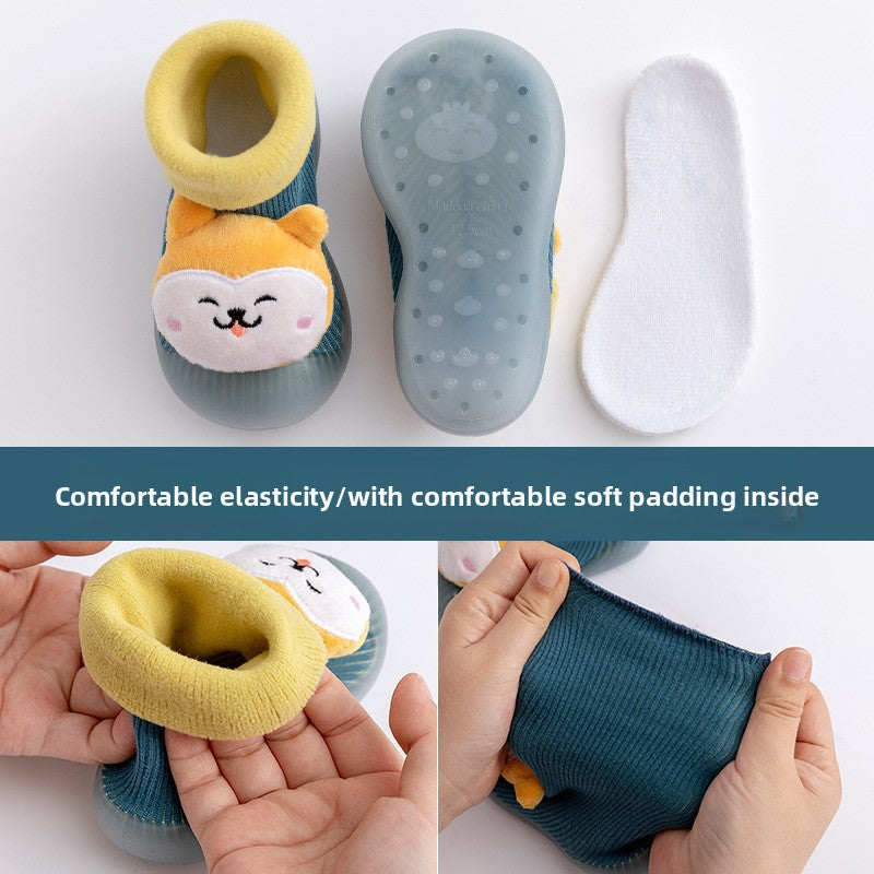 Winter cotton warm baby floor socks