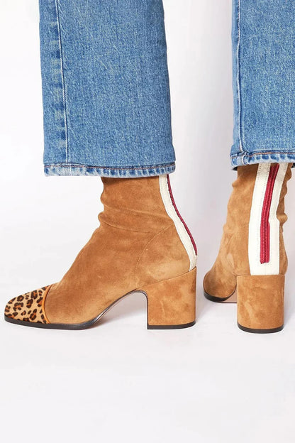 Winter Fashion High Heel Suede Women Boots