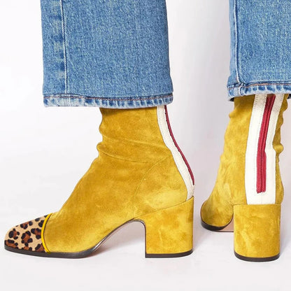 Winter Fashion High Heel Suede Women Boots