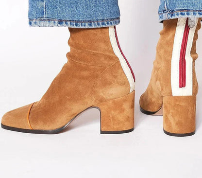 Winter Fashion High Heel Suede Women Boots