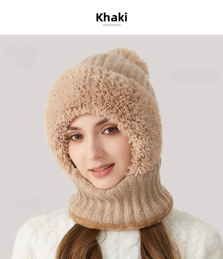 Winter Fleece Lined Knit Hat