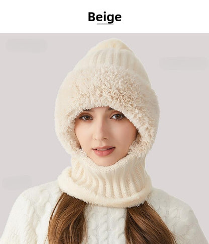 Winter Fleece Lined Knit Hat